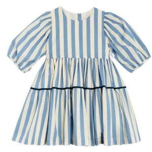 Pink Chicken Maribelle Dress Toddler Girl Blue Stripe